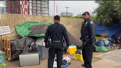 San Diego Police start enforcing homeless encampment ban